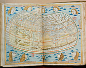 Atlas of the world from the 15th century