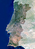 Portugal,satellite image