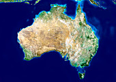 Australia,satellite image