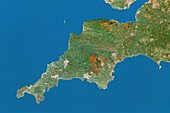 South-west of England mosaic,natural colour