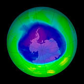 Antarctic ozone hole,2005