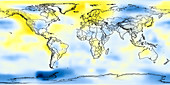 Global temperature anomalies 1956-1960