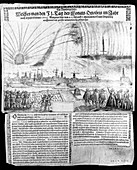 1604 engraving of aurora borealis
