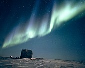 Aurora Borealis display over Manitoba,Canada