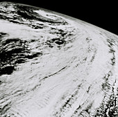 Storm clouds in North Atlantic,from space,61-A