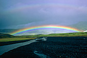 Double rainbow over Iceland