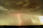 Storm clouds over Tucson