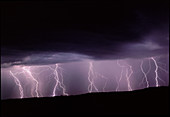 Lightning in New Mexico,USA