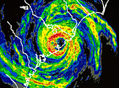 Hurricane Hugo,satellite image