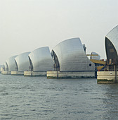 Thames flood control barrier