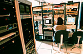 Auroral research control room