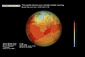 Climate prediction screen saver