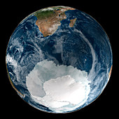 Antarctic ice sheet maximum,2005