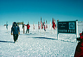 American antarctic research scientists at S.pole