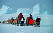 Transport on sea-ice,Antarctica