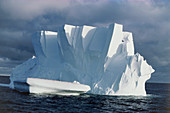 Iceberg floating in the Ross Sea,Antarctica