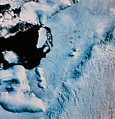 Landsat image of English Coast,Antarctica