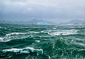 Antarctic ocean waves