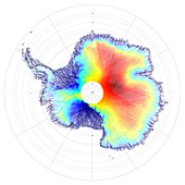 Elevation of Antarctic ice sheets