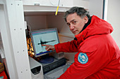 Seismograph at Concordia base,Antarctica