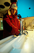 Ice core research