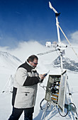 Downloading from weather station,Sweden