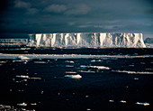 Massive tabular iceberg in Weddell Sea,Antarctica