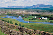 Meeting of N.American and European tectonic plates