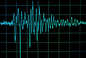 Seismograph of the Kobe earthquake