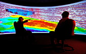 Geologists studying GeoProbe model