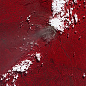 Merapi volcanic eruption,June 2006