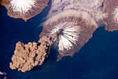 Mount Cleveland,Alaska,ISS image
