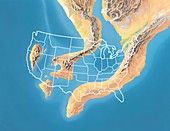 North America,Devonian period