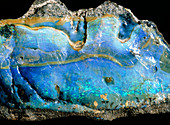 Blue,iridescent opal