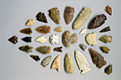 Native American arrowheads