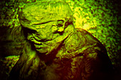 Hologram of the mummified body of Lindow Man