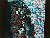 Landsat photo of Santiago,Chile