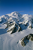 Aerial view of Mount McKinley,Alaska,USA