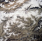 K2 mountain,Space Shuttle image