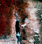 Dead Sea,satellite image