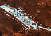 Lake Amadeus,satellite image