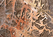 Ram Desert,satellite image