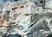Great Salt Desert,satellite image