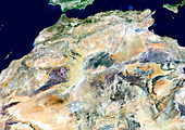 Sahara Desert,satellite image