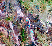 Death Valley,satellite image