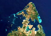 Northern Madagascar,satellite image