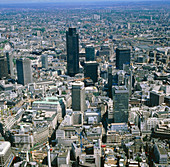 Aerial phot of the city of London