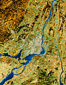 Landsat image of Montreal