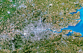 Satellite image of Greater London,UK