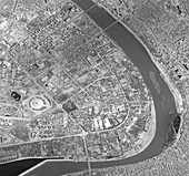Baghdad in 2003,satellite image